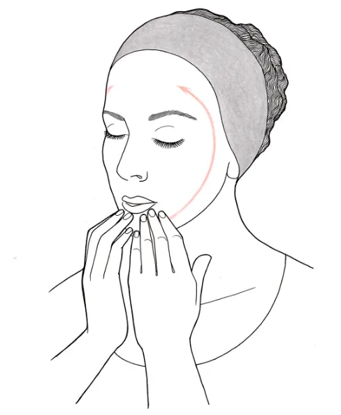 Crystal Touch Bell's Palsy Clinic Recovery - Exercise illustration